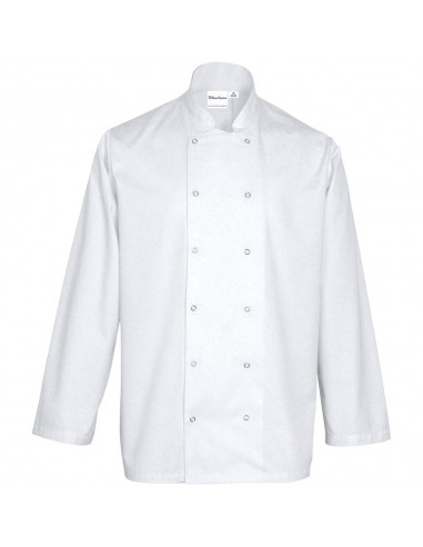 Bluza kucharska unisex CHEF biała rozmiar L