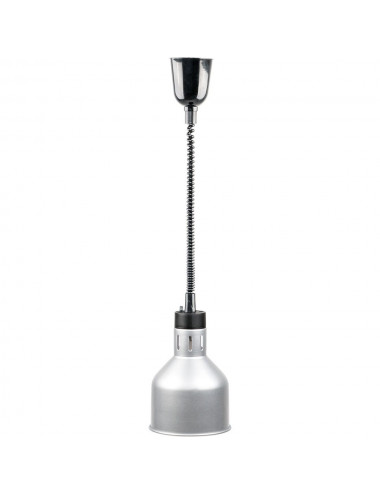 Lampa do podgrzewania potraw wisząca srebrna P 0.25 kW U 230 V