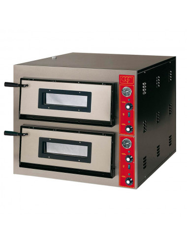 Piec do pizzy E-Line 2x6x30 głęboki