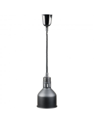 Lampa do podgrzewania potraw wisząca czarna P 0.25 kW U 230 V