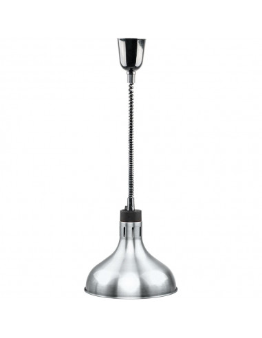Lampa do podgrzewania potraw wisząca srebrna P 0.25 kW U 230 V
