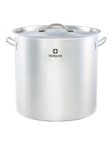 Garnek wysoki z pokrywką stalowy Ø 450 mm V 71.6 l