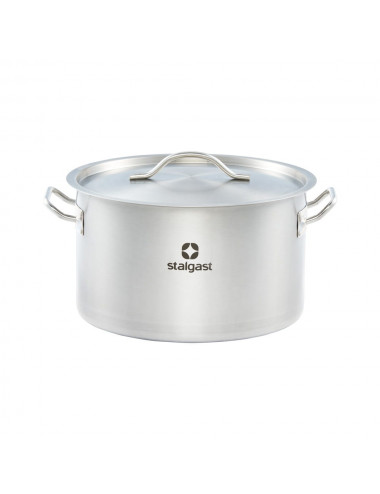 Garnek średni z pokrywką stalowy Ø 360 mm V 22.4 l