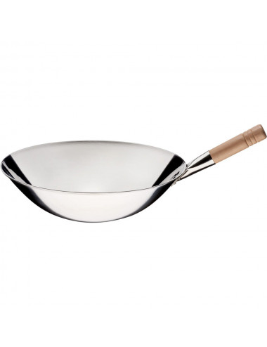 Patelnia wok stal polerowana Ø 400 mm